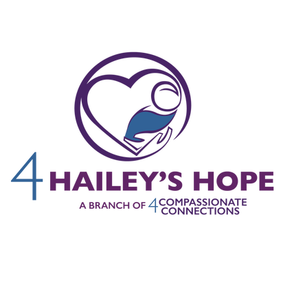 4 Providing Welcome Home Baby Kits to Foster Parents that contain products known to support best care for drug affected infants. Providing educational booklets and tracking journals. Providing access to Hailey&rsquo;s Hope Equipment Lending Library. Match